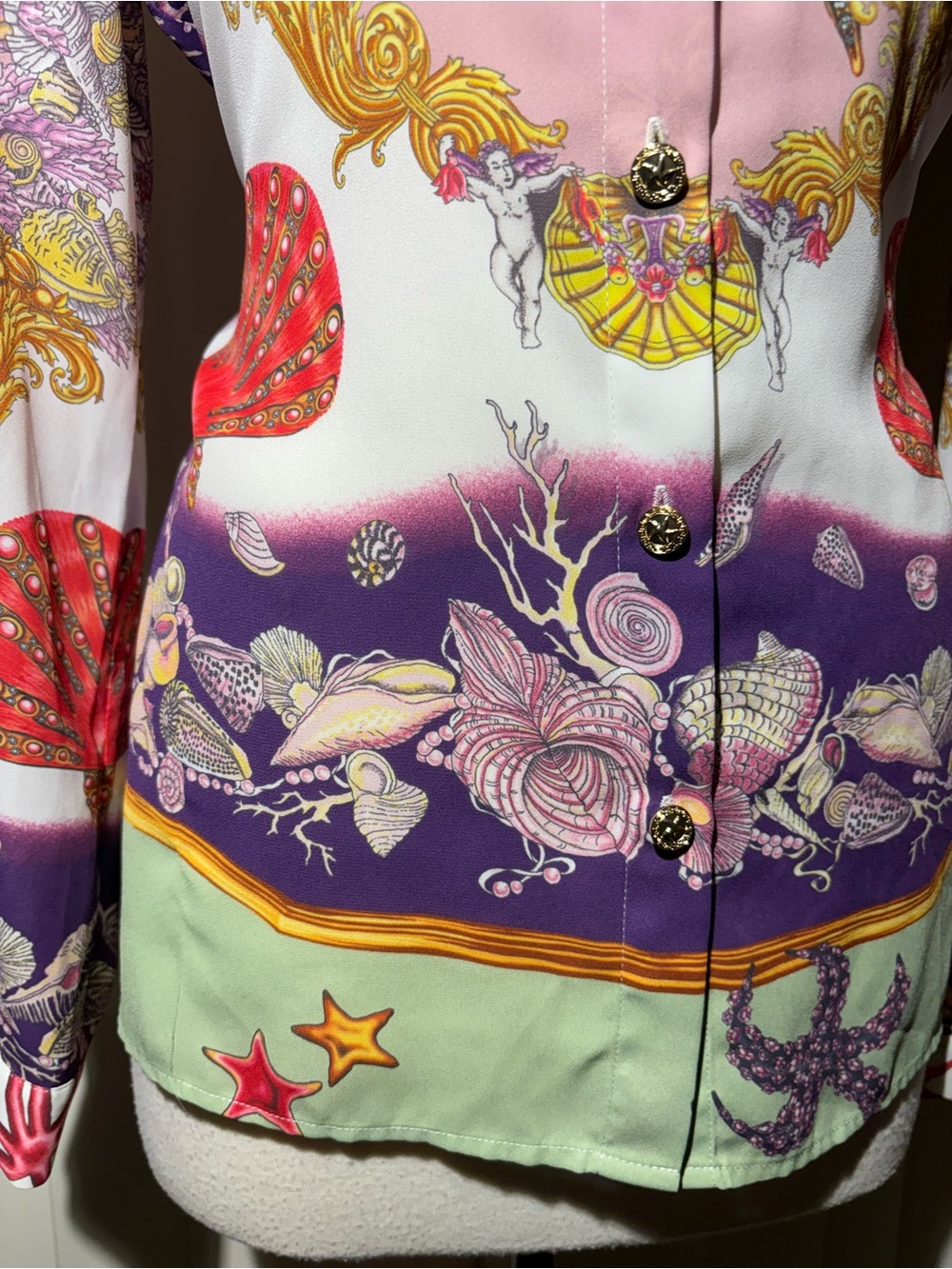 Versace Button-Up Shirt Jacket - Picture 7 of 12